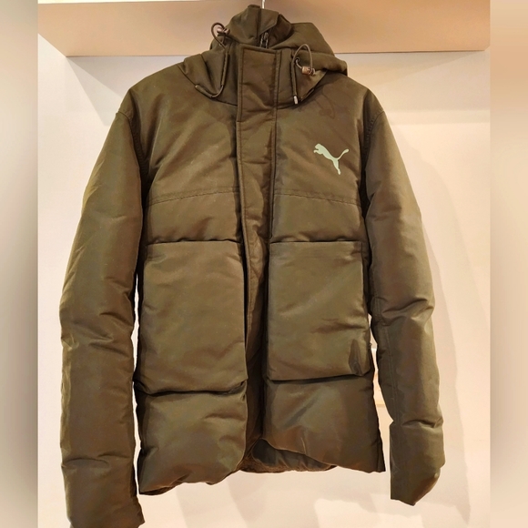 Puma Jackets & Coats Puma Nwot Mens Medium Winter Jacket Olive Tone